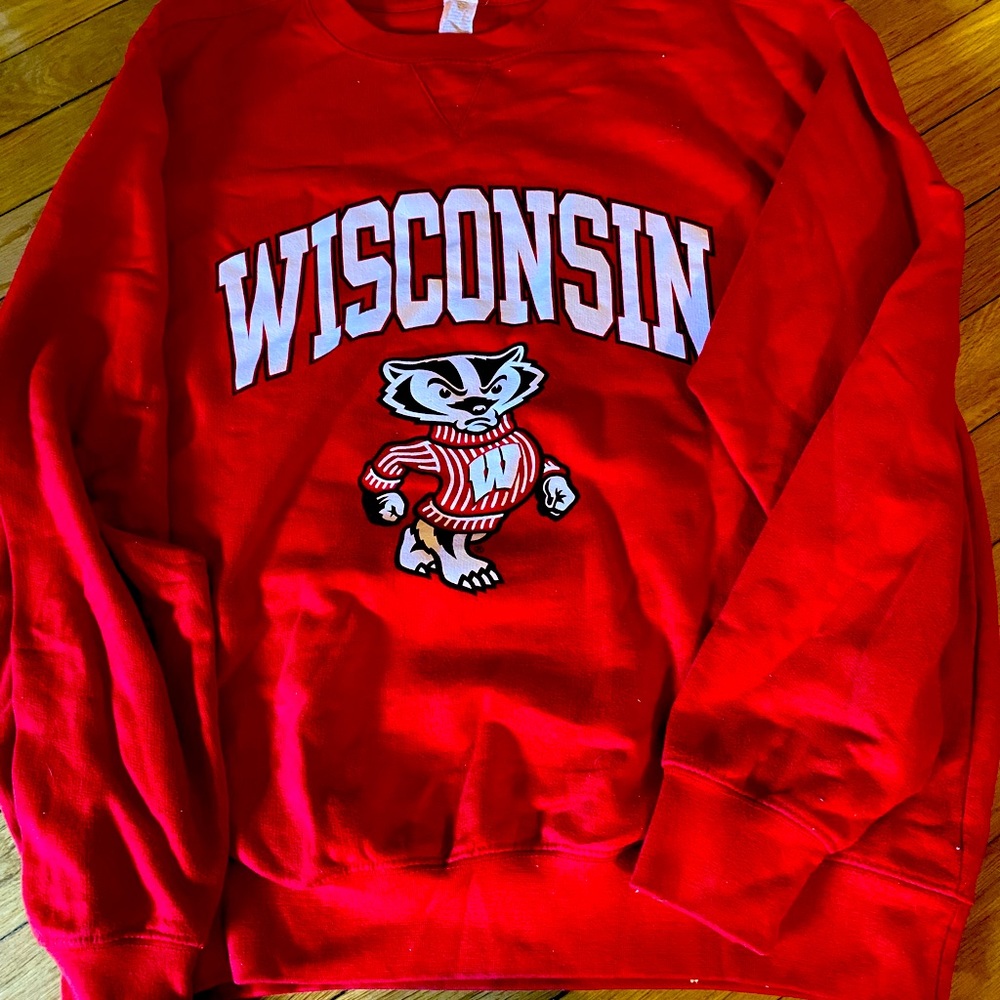 Wisconsin badgers sweatshirt